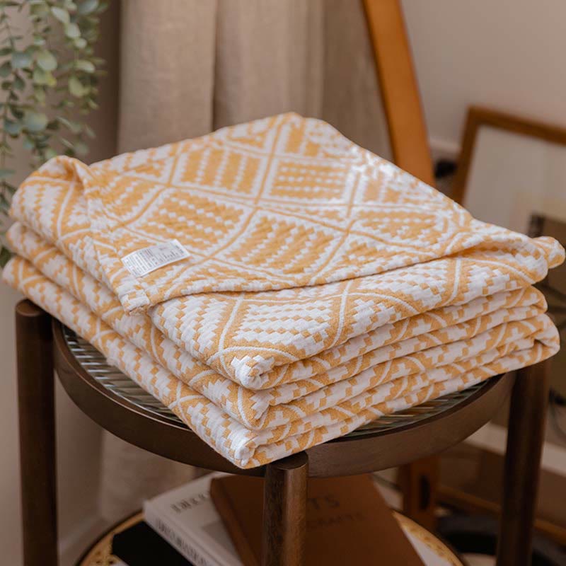 Plaid Pure Cotton Three Layers Quilt - image 11