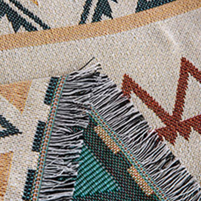 Ownkoti Indian Geometric Blanket Reversible Sofa Cover - image 9