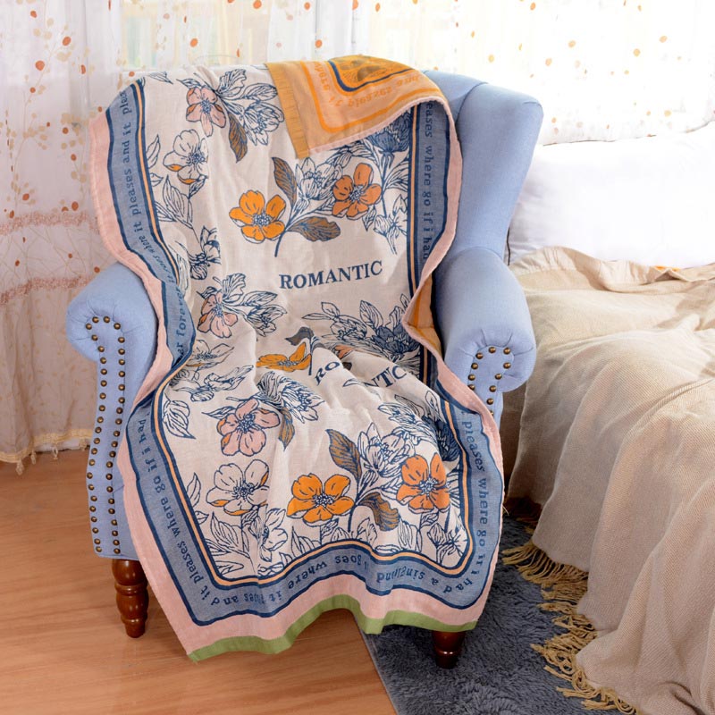 Ownkoti Flower Mixed Color Reversible Bath Towel - image 16