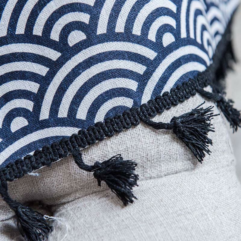 Fish Scale Semi Blockout Tassel Curtain - image 7