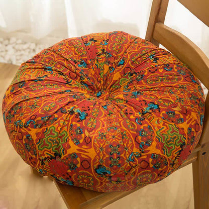 Bohemian Style Chair Pad Floor Pillows - Orange - 55cm x 55cm x 10cm - image 10