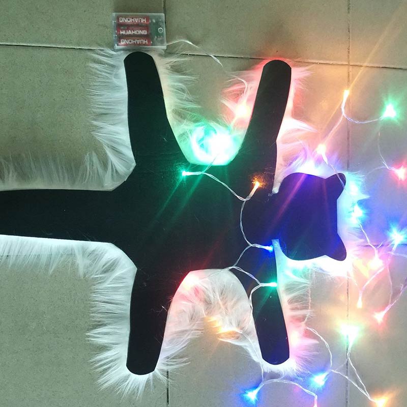 Aunt Bethany's Fried Cat Decorative Fur Trimmed Rug - With Multicolor Light - 3PCS (20% Off) - image 5