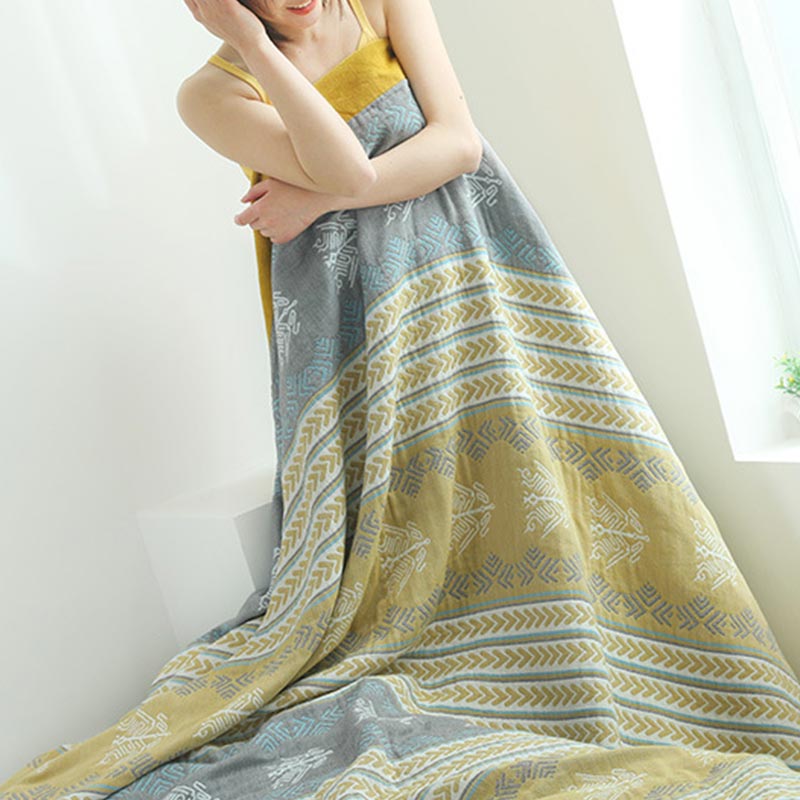 Ownkoti Cotton Wheat Ear Print Reversible Quilt - image 8