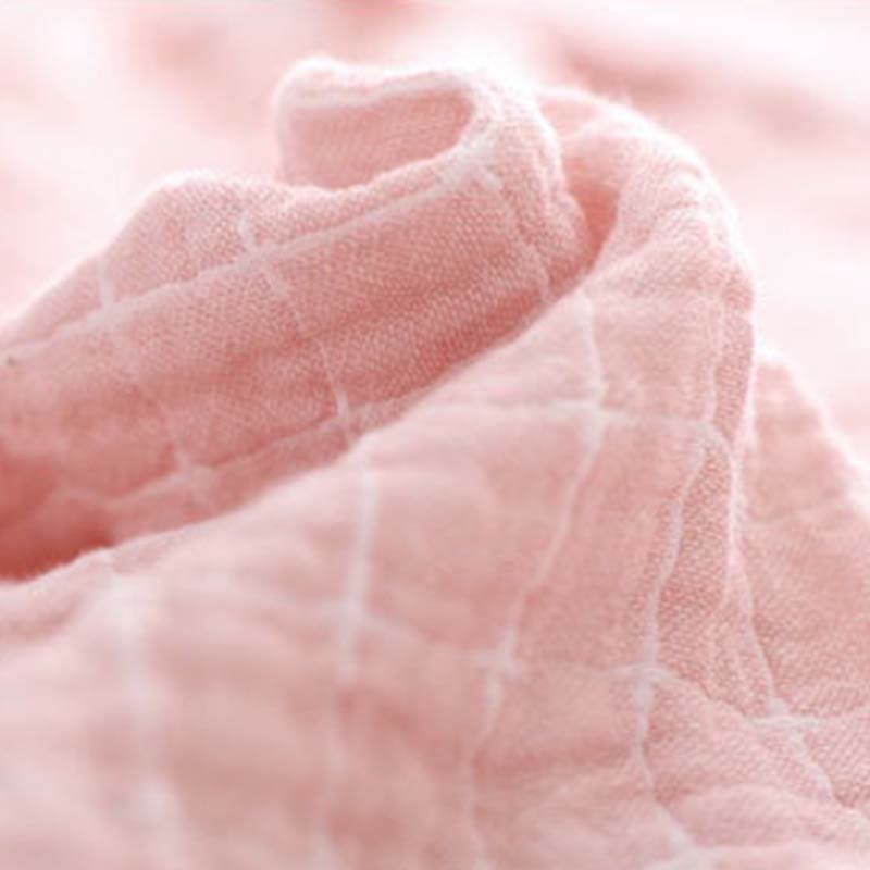 Simple Grid Cotton Gauze Lightweight Quilt - image 8