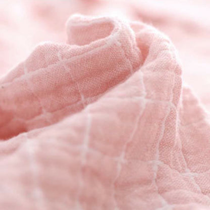 Simple Grid Cotton Gauze Lightweight Quilt - image 8