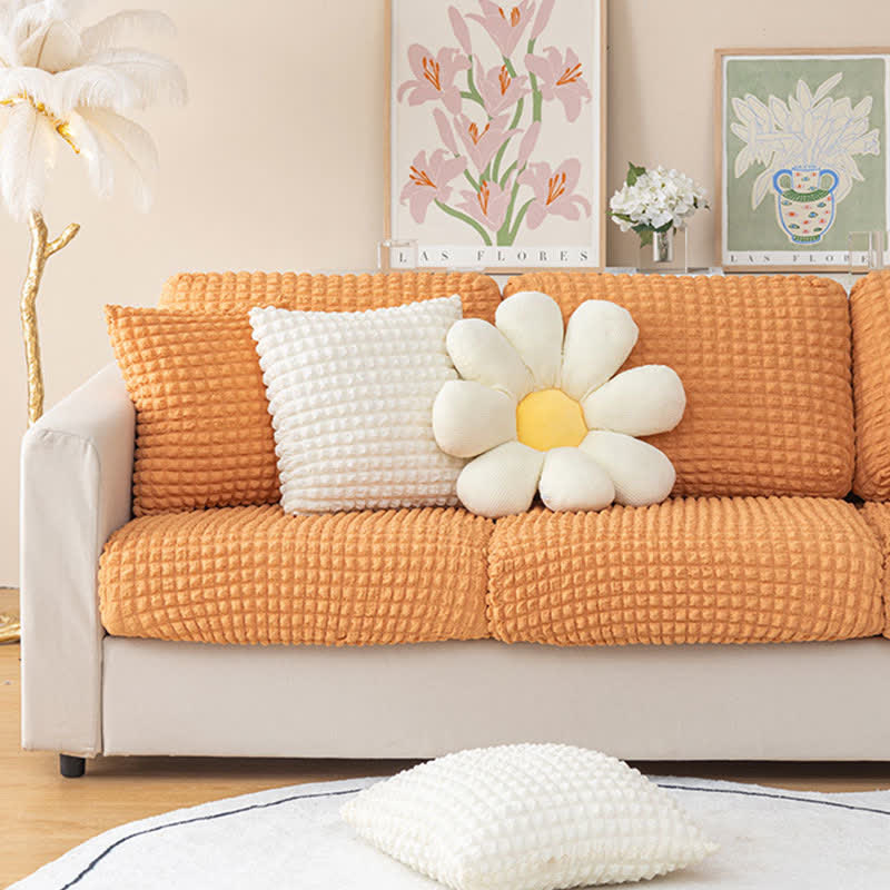 Ownkoti Seersucker Stretchable Sectional Sofa Slipcover - image 1