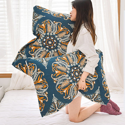 Ownkoti Bohemian Cotton Flower Pillow Towel (2PCS) - image 4
