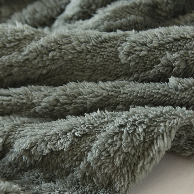 Retro Embroidery Soft Fleece Pajama Set - image 8