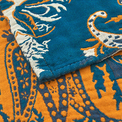 Ownkoti Bohemian Cotton Flower Pillow Towel (2PCS) - image 7