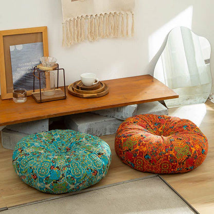 Bohemian Style Chair Pad Floor Pillows - image 5