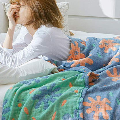 Cute Flowers Cotton Breathable Reversible Quilt - image 11