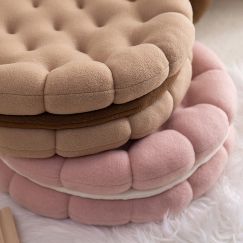 Cute Biscuit Circle Shape Seat Cushion - image 10