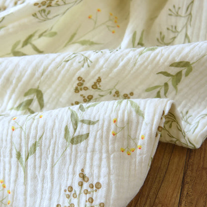 Floral Cotton Double Gauze Pajama Set - image 7