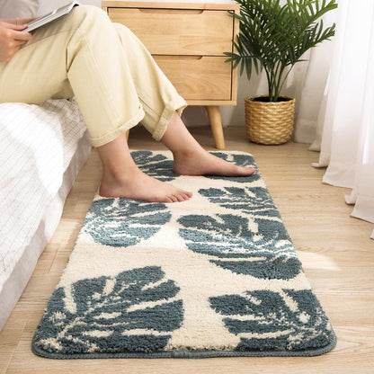 Ownkoti Leaves Print Anti-Slip Bathroom Rug - image 6