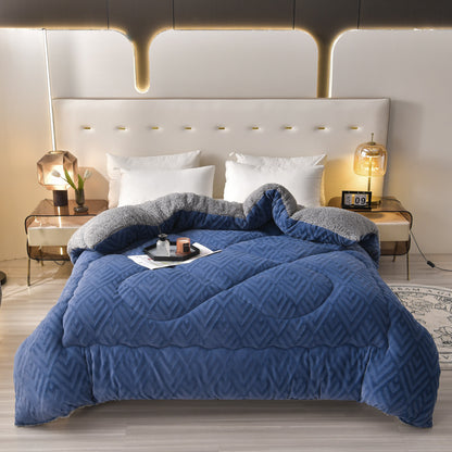 Thick Sherpa Winter Blanket with Quilt Core - image 12