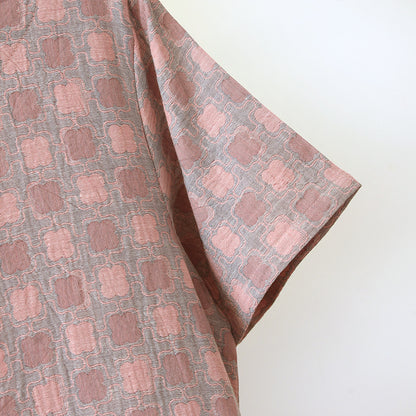 Pure Cotton Yarn-dyed Jacquard Nightdress - image 6