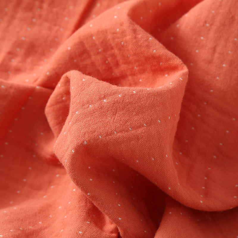 Cotton Gauze Round-neck Pajama Set - image 3