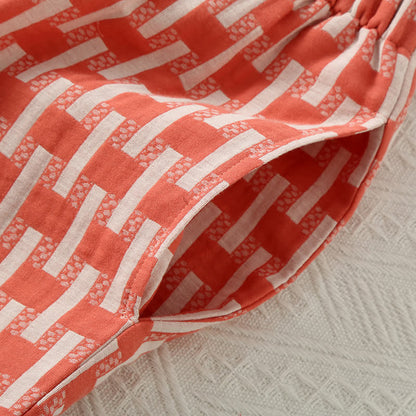 Cotton Gauze Round-neck Pajama Set - image 6