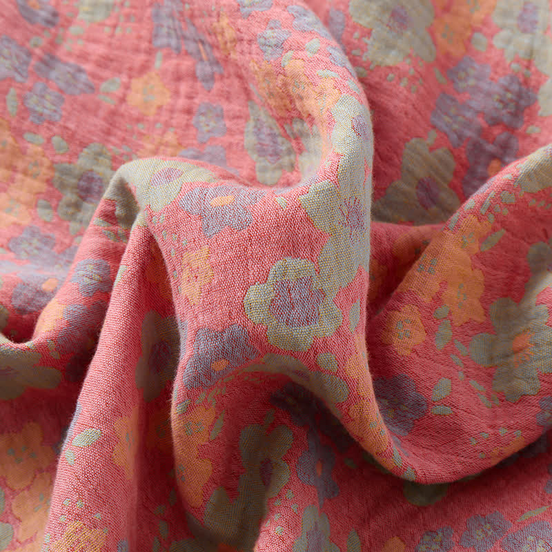 Cotton Gauze Short Sleeve Pajama Set(3PCS) - image 6