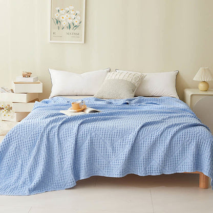 Solid Color Waffle Texture Towel Quilt - image 21