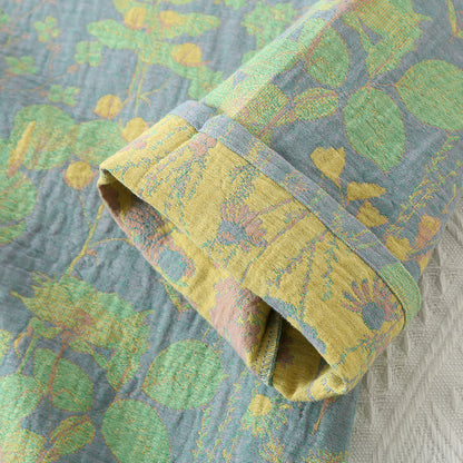 Cotton Gauze Vintage Retro Loungewear Set - image 2