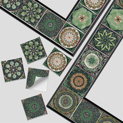 Retro Peel and Stick Wall Sticker (24PCS) - image 1