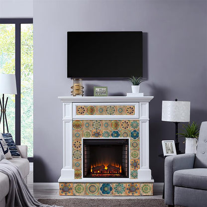 Retro Peel and Stick Wall Sticker (24PCS) - image 3