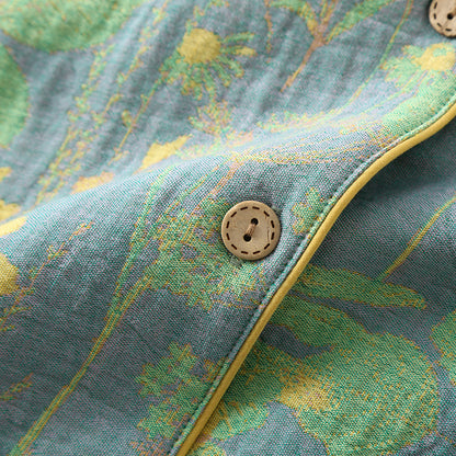 Short Sleeve Crop Pants Loungewear Set - image 3