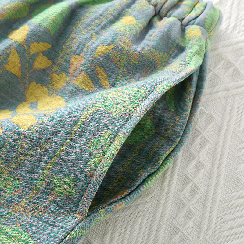 Short Sleeve Crop Pants Loungewear Set - image 5