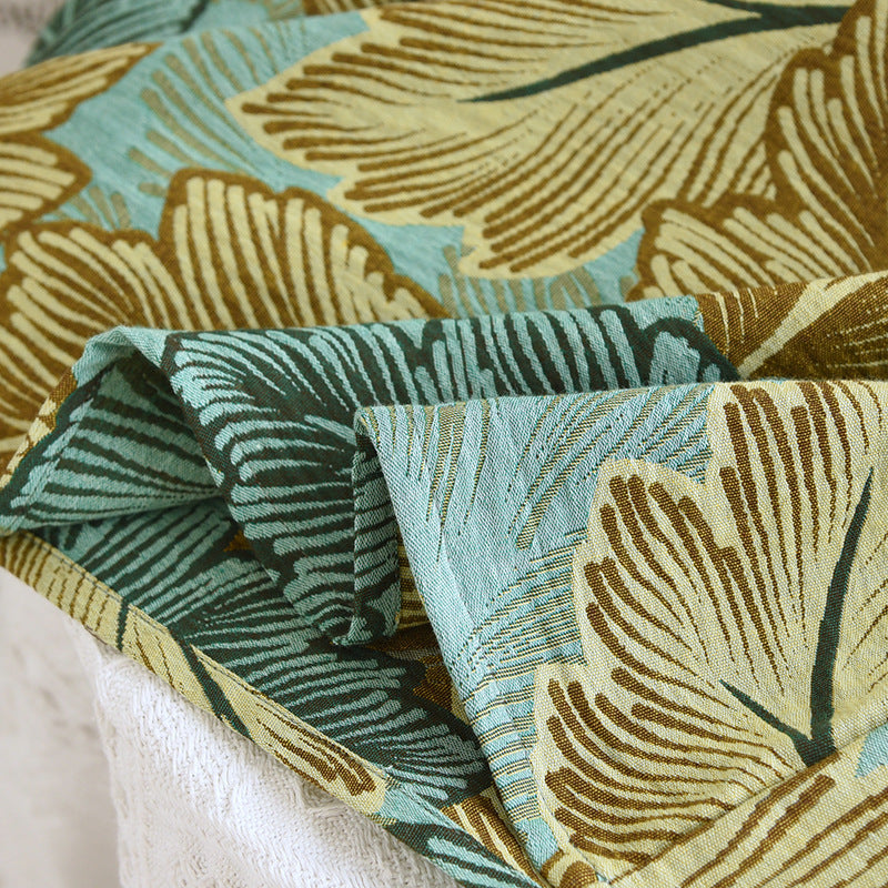 Yarn-dyed Leaves Cotton Loungewear Set - image 5