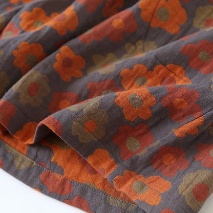 Floral Cotton Gauze Soft Pajama Shorts - image 4