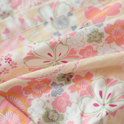 Floral Cotton Gauze Kimono Loungewear Set - image 7