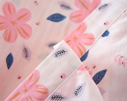 Floral Double Layer Cotton Gauze Nightdress - image 6