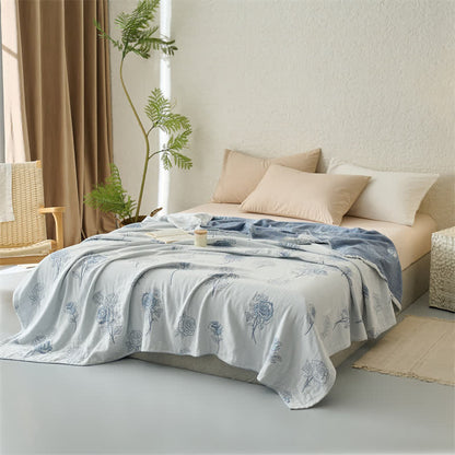 Jacquard Four Layers Cotton Gauze Quilt - image 2