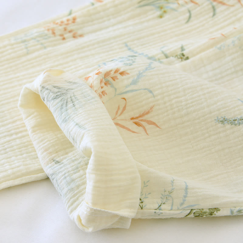 Pure Cotton Rural Lapel Loungewear Set - image 6