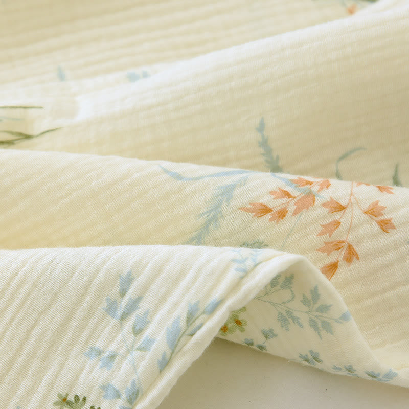 Pure Cotton Rural Lapel Loungewear Set - image 7