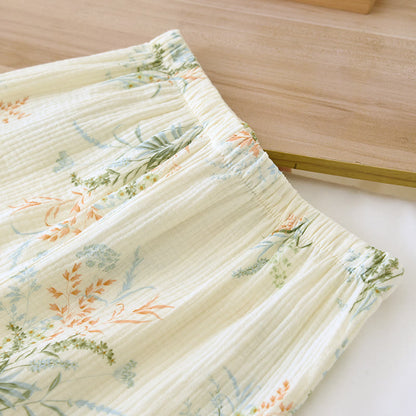 Pure Cotton Rural Lapel Loungewear Set - image 5