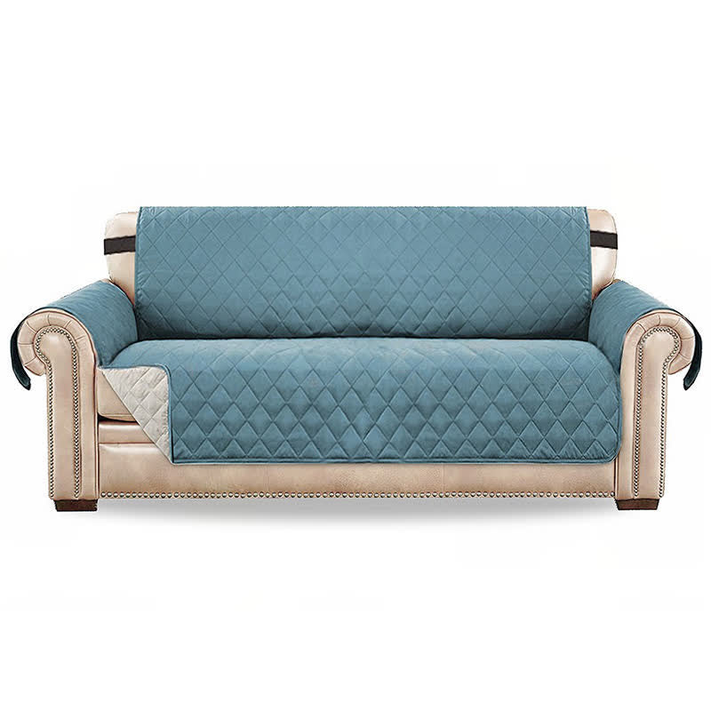 Waterproof Couch Cover with Elastic Straps - image 1