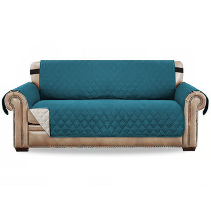 Waterproof Couch Cover with Elastic Straps - Peacock Blue - Oversize Recliner: Widths UP to 30" - image 12