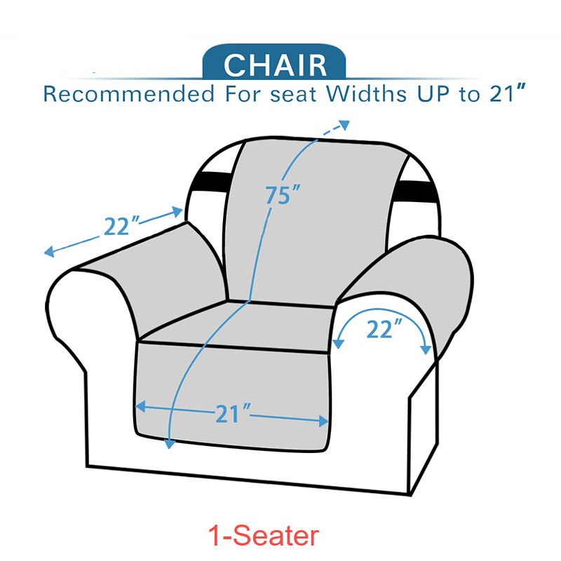 Waterproof Couch Cover with Elastic Straps - image 16