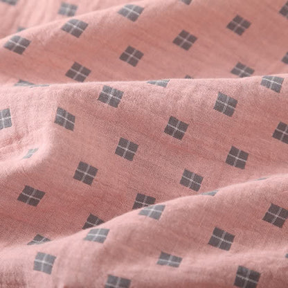 Checkered Jacquard Cotton Loungewear Set - image 6