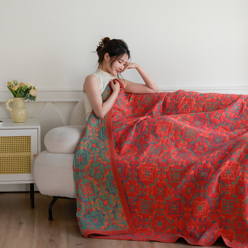 Jacquard Cotton Gauze Soft Towel Quilt - image 5