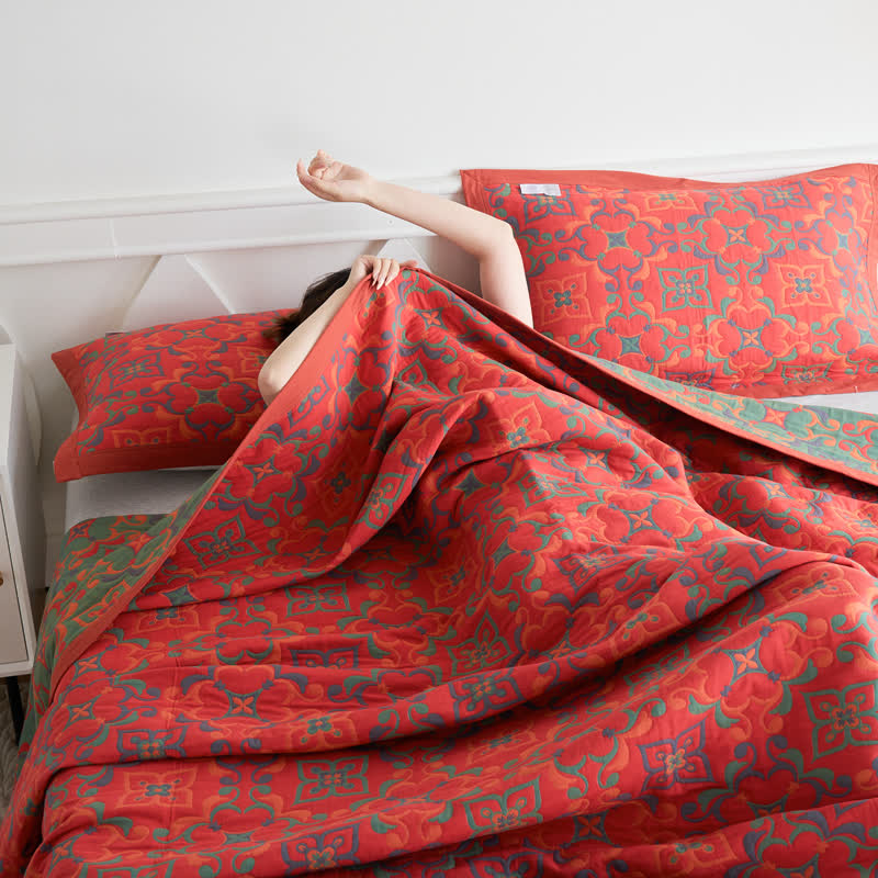 Jacquard Cotton Gauze Soft Towel Quilt - image 3