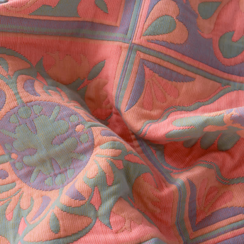 Luxious Jacquard Floral Cotton Gauze Quilt - image 10
