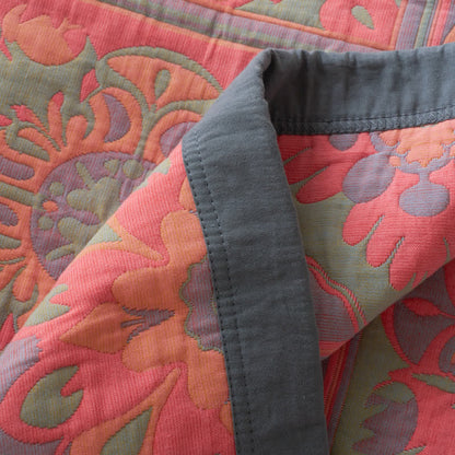 Luxious Jacquard Floral Cotton Gauze Quilt - image 11