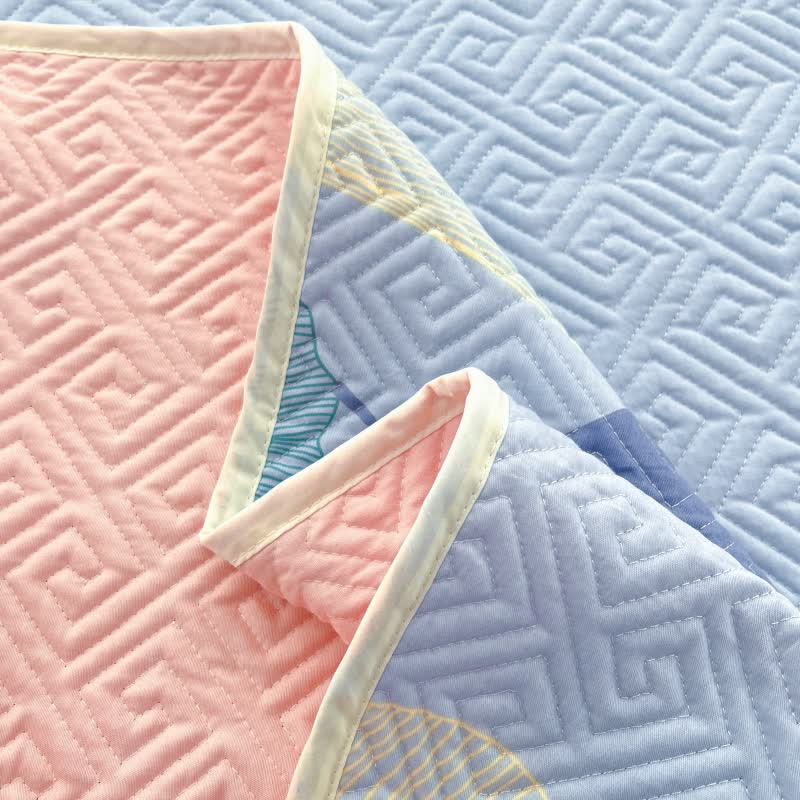 Pure Cotton Ginkgo Leaf Decorative Coverlet - image 4