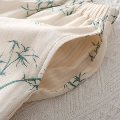 Rural Bamboo Cotton Gauze Nightwear Set - image 2