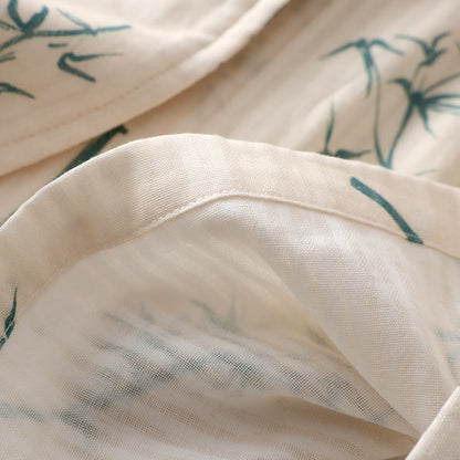 Rural Bamboo Cotton Gauze Nightwear Set - image 5