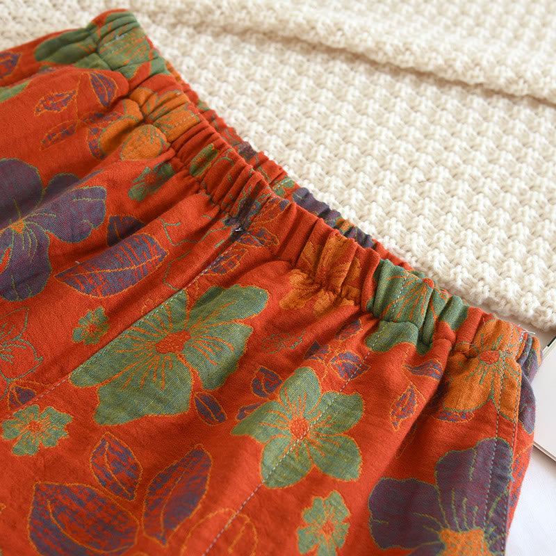 Double Layered Gauze Summer Pajama Shorts - image 1