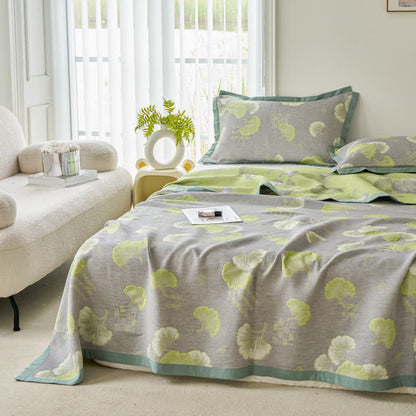 Fresh Style Ginkgo Leaf Pure Cotton Quilt - image 2